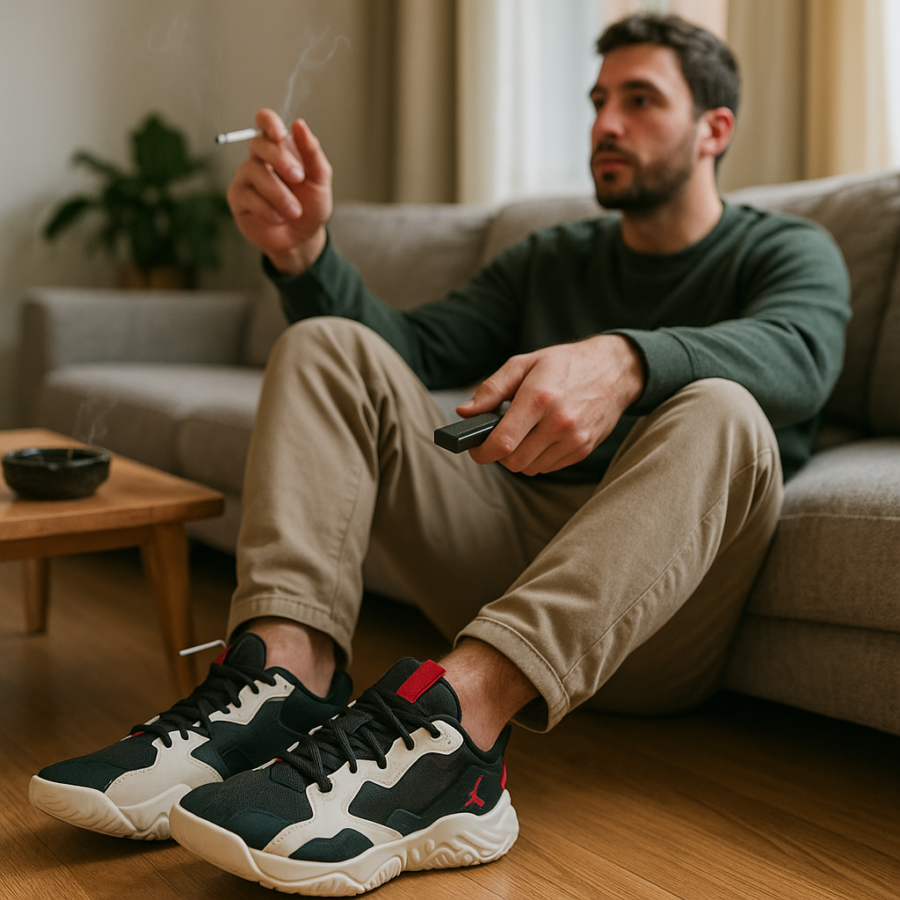 Illustrative product-in-use image for ZAPATILLA JORDAN HOMBRE DELTA 2